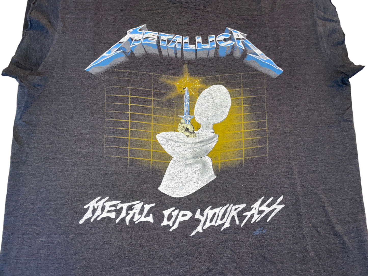 Vintage 80's Metallica Metal Up Your A** T-Shirt