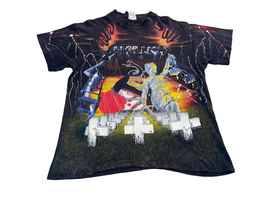 Vintage 1991 Metallica All Over Print T-Shirt