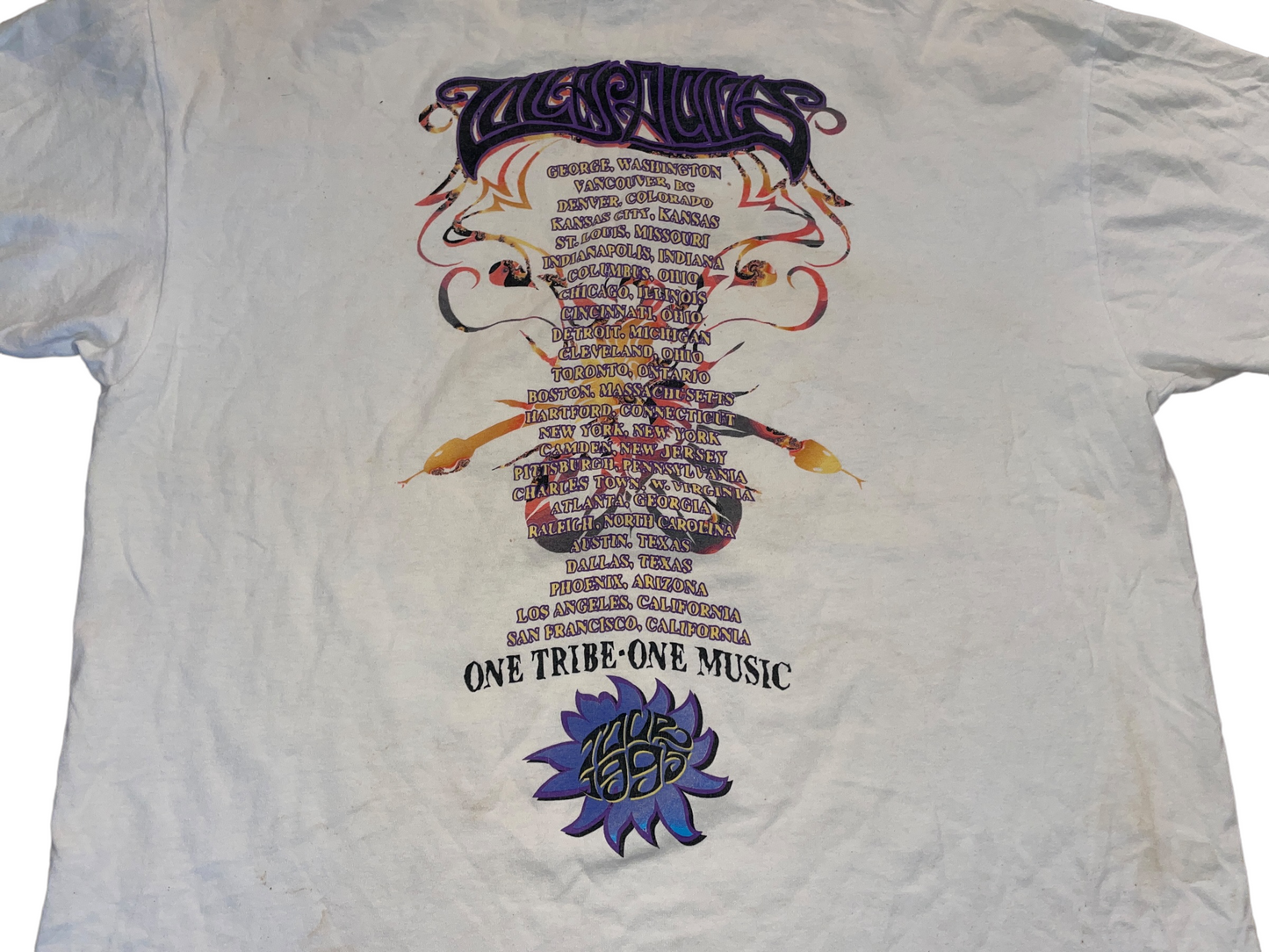 Vintage 1995 Lollapalooza Tour T-Shirt