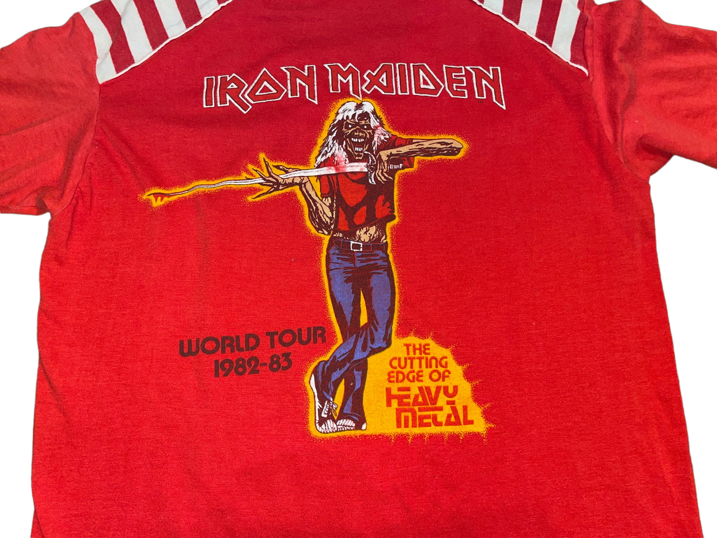 Vintage 1983 Iron Maiden World Tour T-Shirt