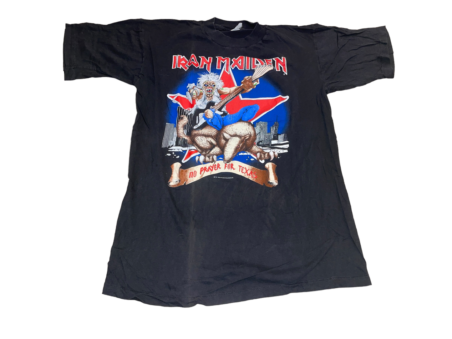 Vintage 1991 Iron Maiden Texas Tour T-Shirt