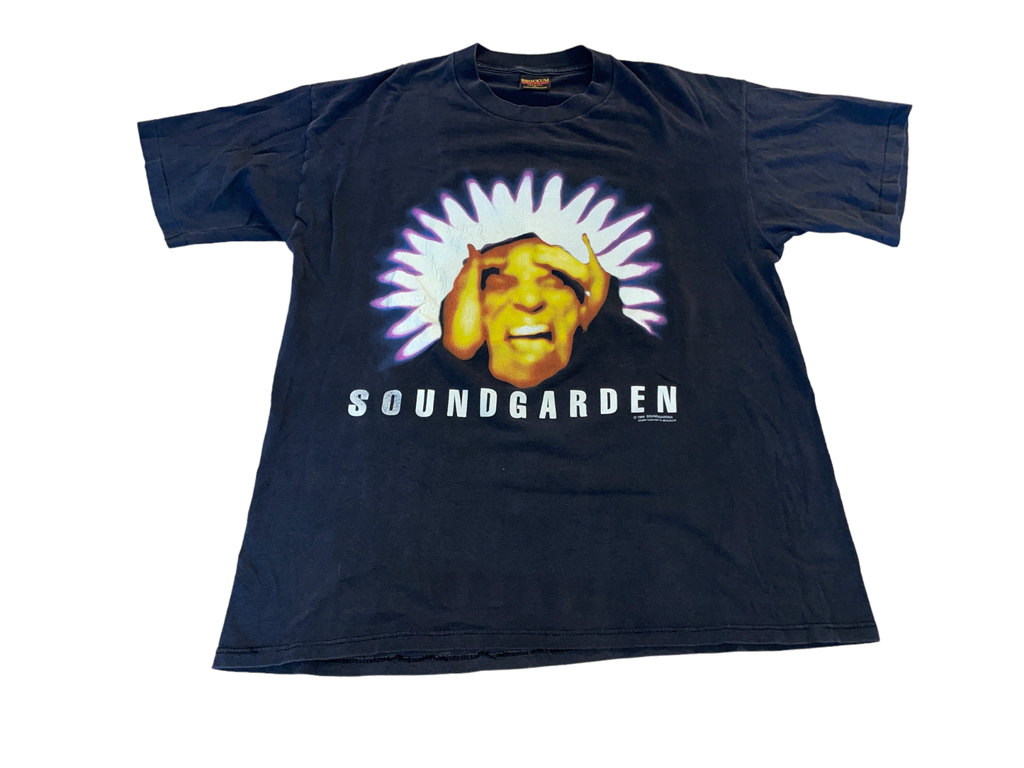 Vintage 1994 Soundgarden Black Hole Sun T-Shirt