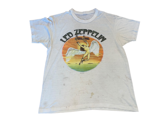 Vintage 1984 Led Zeppelin Swan Song T-Shirt