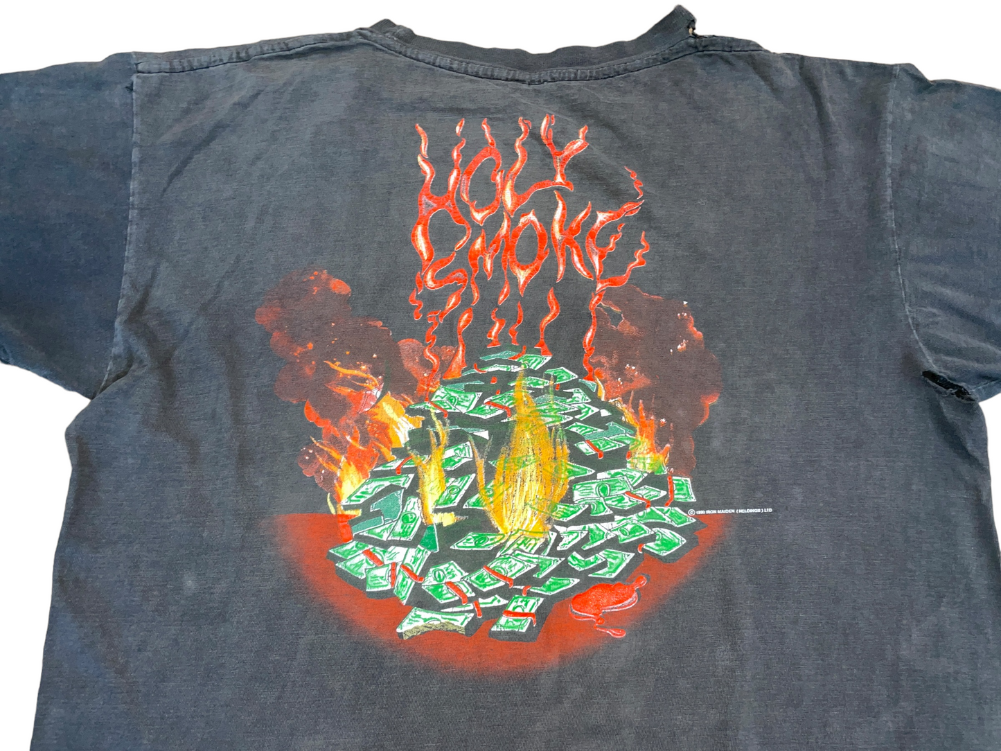 Vintage 1990 Iron Maiden Holy Smoke T-Shirt