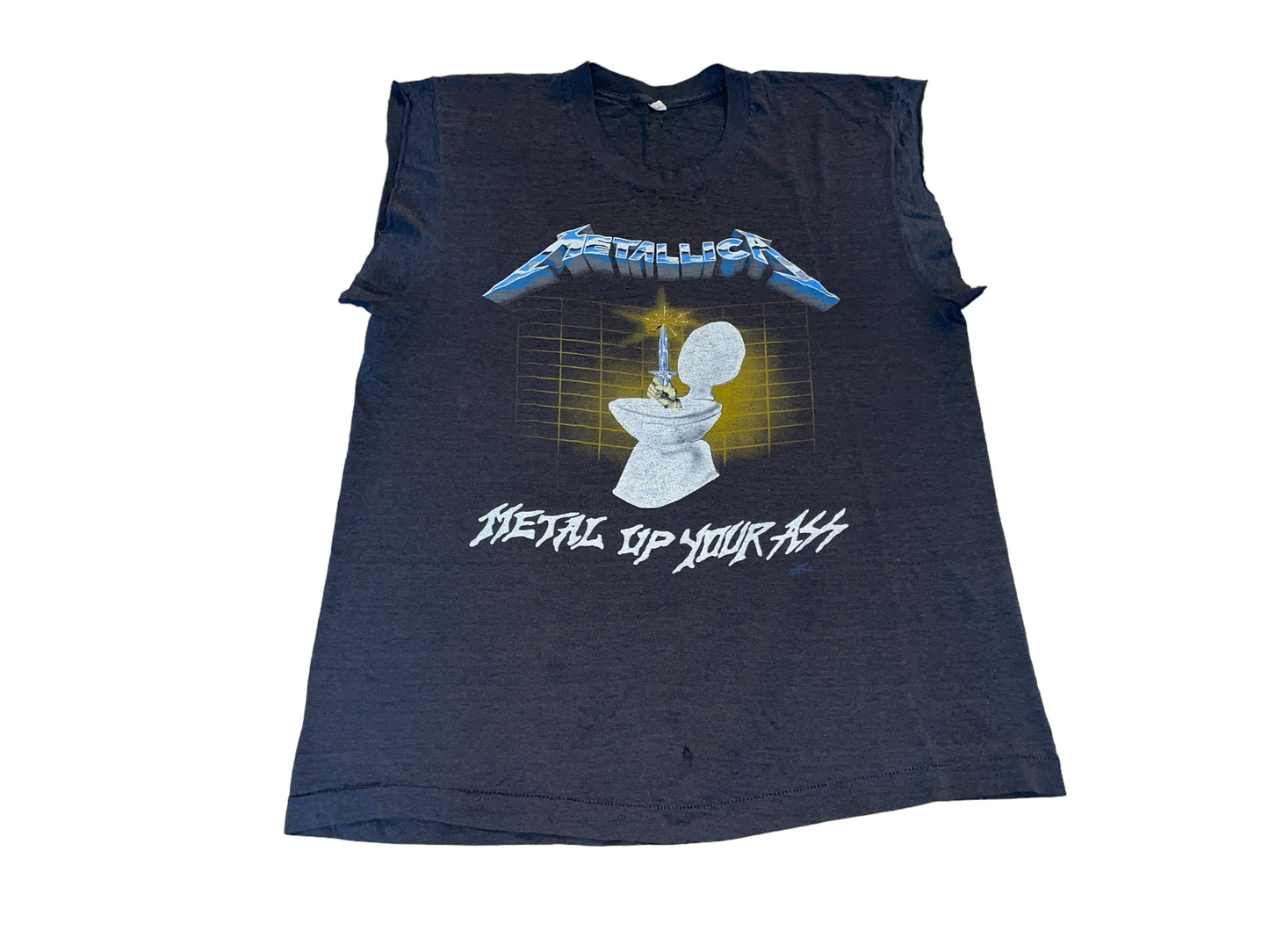 Vintage 80's Metallica Metal Up Your A** T-Shirt