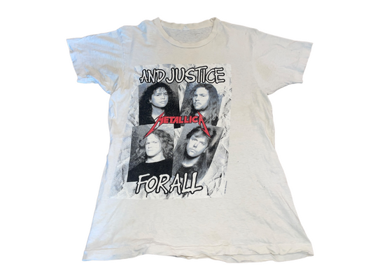 Vintage 1988 Metallica And Justice For All T-Shirt