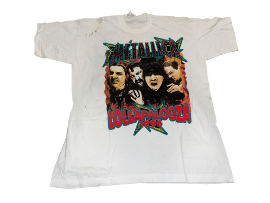 Vintage 1996 Metallica Lollapalooza T-Shirt