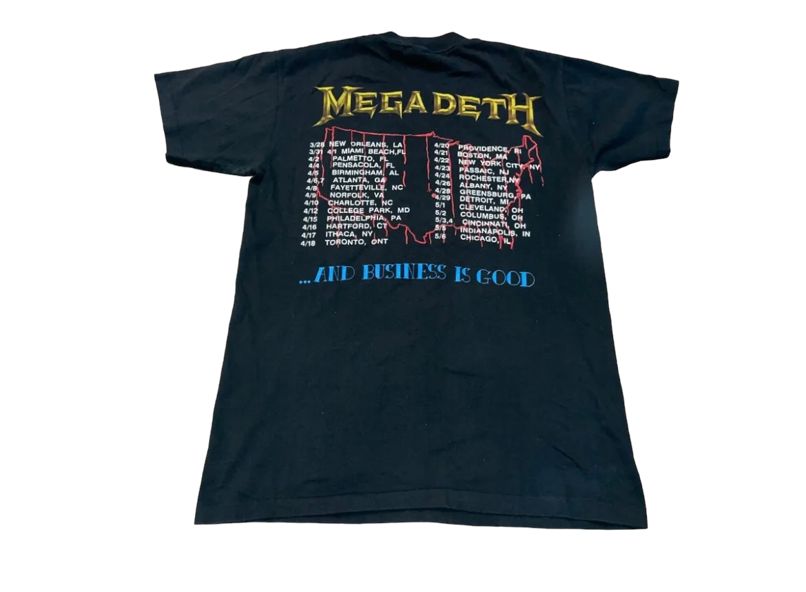Vintage 1988 Megadeth Shirt